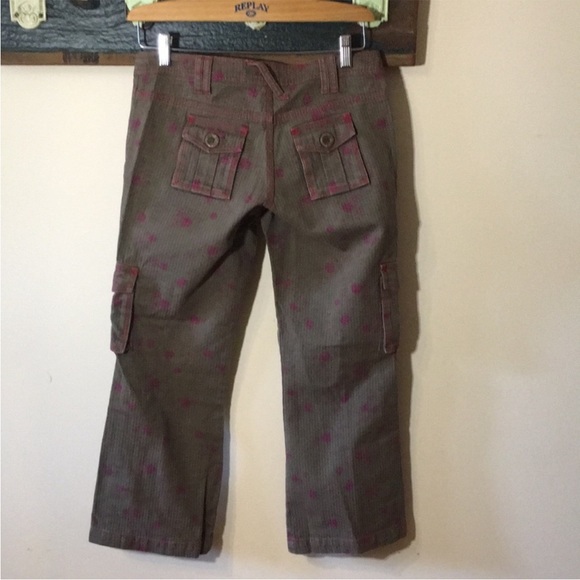 EDC by Esprit Y2K Printed Cargo Capri Cropped Pants Size 36 - Picture 4 of 9